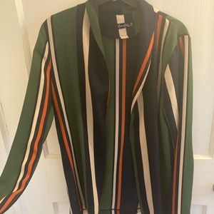 Multi color light weight blazer